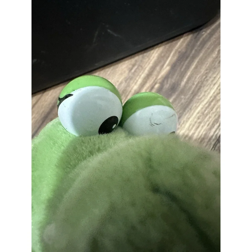 VGUC- Vintage-1988 Alligator Crocodile Plush Green Pink Baby‎ Applause